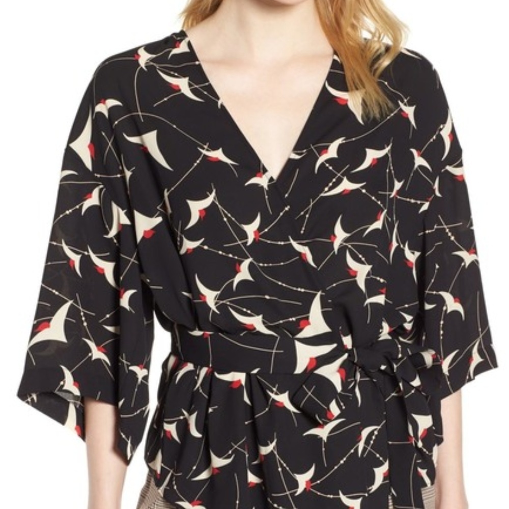 Trouve Trouve Wrap Blouse